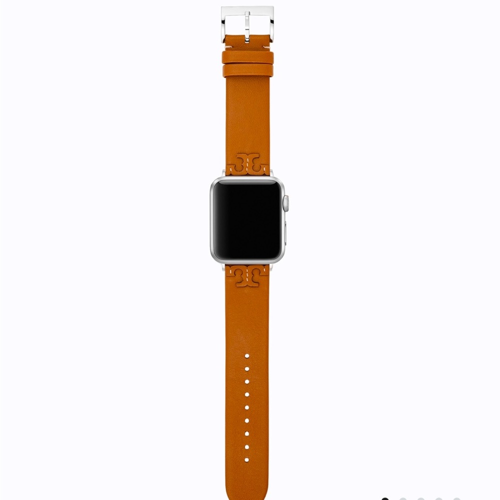 Tory Burch McGraw Apple Watch Band in Luggage Leather, 38 MM - 40 MM